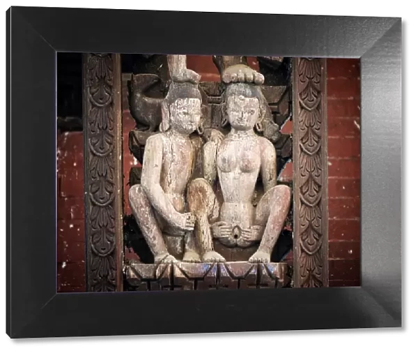 Erotic Wood Carvings, Pashupatinath Temple, Bhaktapur, Nepal