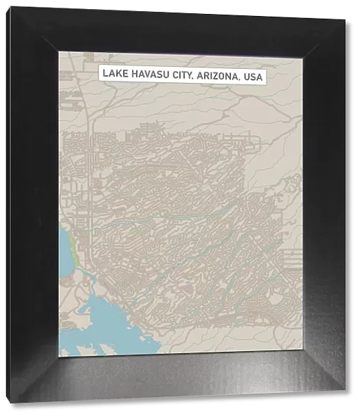 Lake Havasu City Arizona US City Street Map