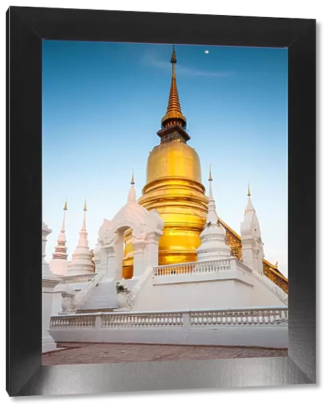 Golden stupa, Wat Suan Dok, Chiang Mai, Thailand