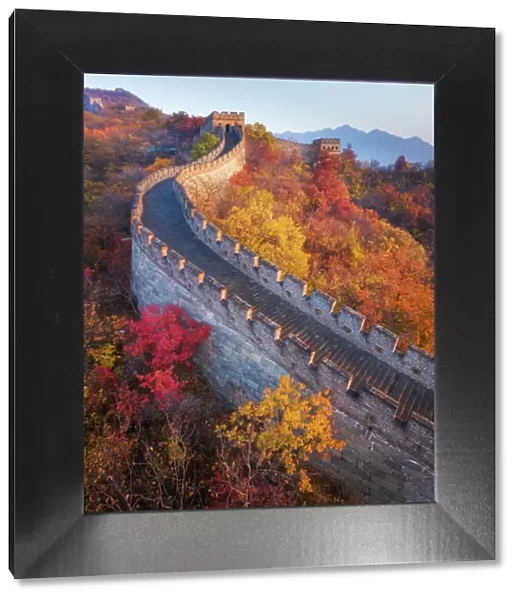 The Great Wall Of China in Autumn