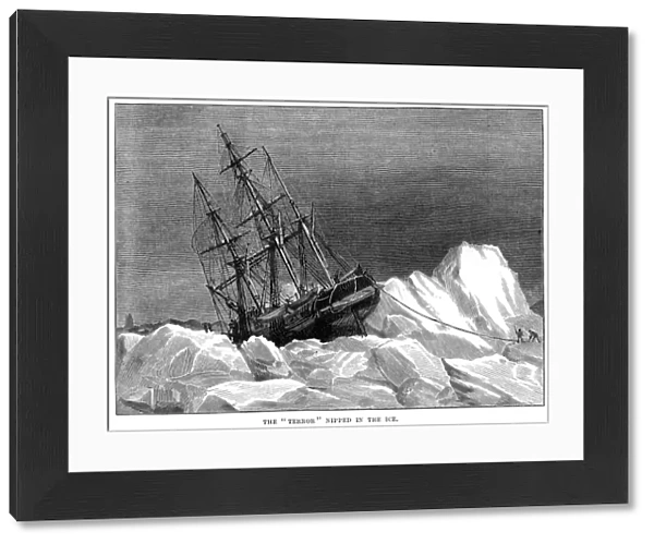 HMS Terror trapped in the Ice