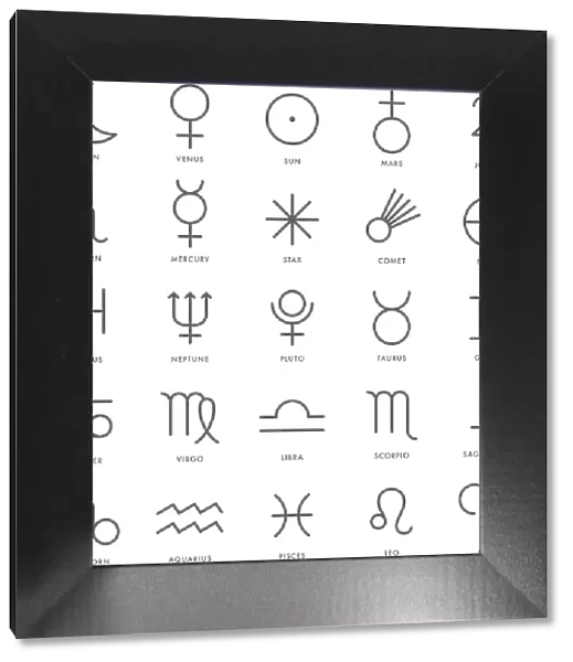 Print. Zodiac Signs, 804101322