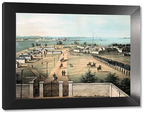 Fort McHenry, Baltimore, Maryland in the 19th Century