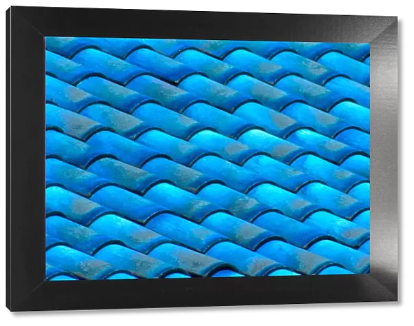 Blue Terra-Cotta Tiles
