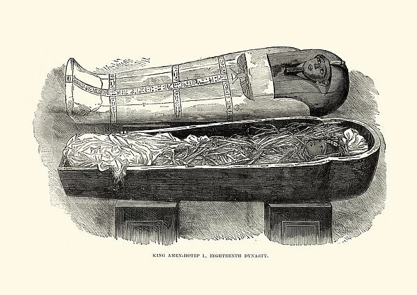 Ancient Egyptian Artefacts - Mummy of Pharaoh Amenhotep I