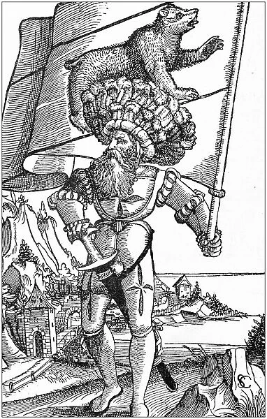 Antique illustration: Albert Durer Swiss Army