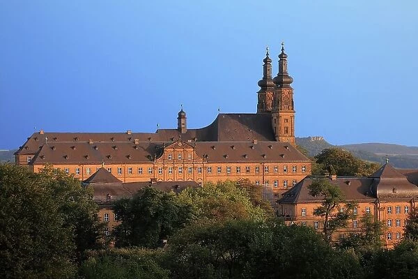 Banz Monastery, former Benedictine Abbey, Bad Staffelstein, Lichtenfels County, Upper Franconia, Bavaria, Germany