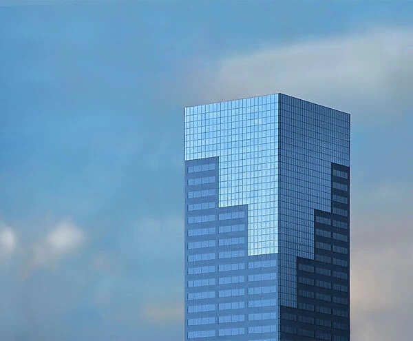 Blue Portland Skyscraper