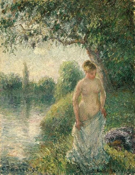 Camille Pissarro, The Bather
