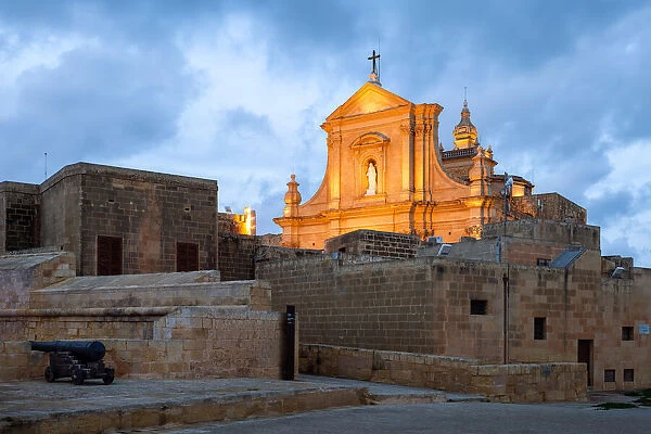 Cannon, Citadelle De Victoria, Victoria, Gozo, Malta