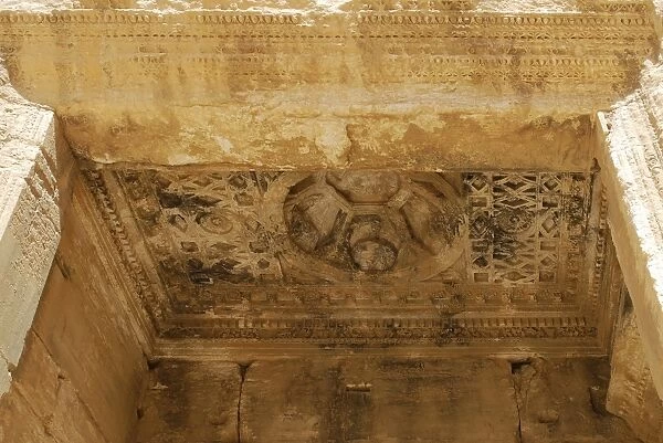 Carved stone ceiling, Temple of Bel, Palmyra