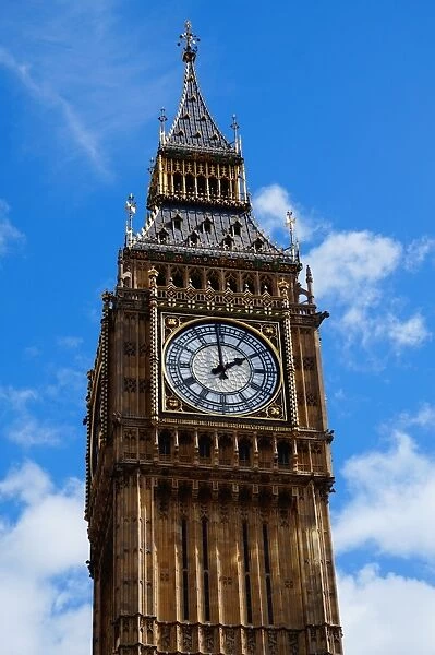 Close up on the Big Ben, London, United Kingdom