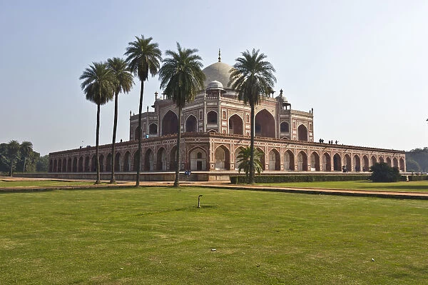 Complete view of Humayuns Tomb - a UNESCO World Heritage Site