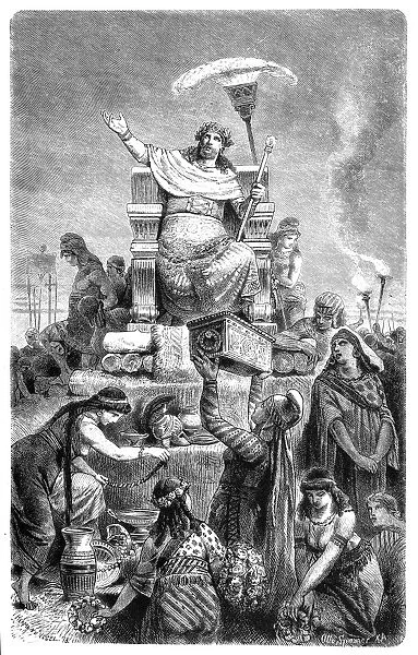 Croesus (c. 590-c. 541 BC) on the Funeral Pyre
