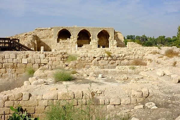 The crusader church at Beit Guvrin