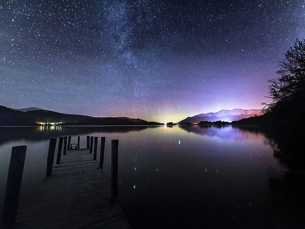 Derwent Water Aurora Borealis, Lake District