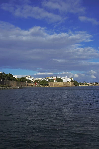 Fort at the waterfront, La Fortaleza, Old San, Juan San Juan, Puerto Rico, USA
