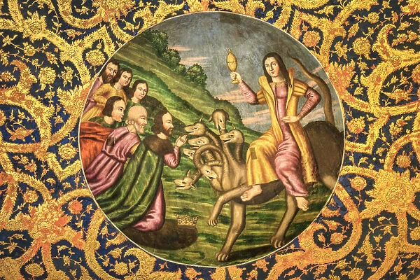 Frescos depicting Biblical story, Vank Cathedral, Isfahan, Iran