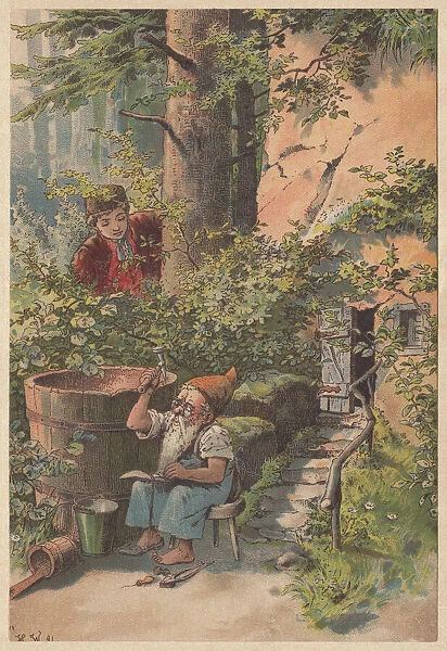 The Gnome (Das kluge ErdmAÔé¼nnchen), lithograph, published in 1891