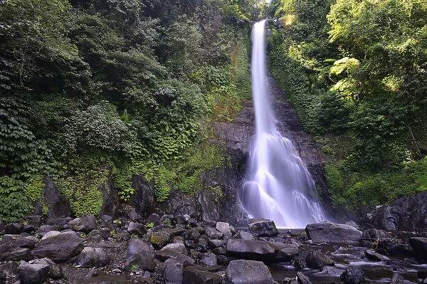 Great Git Git waterfall, central Bali, Bali, Indonesia