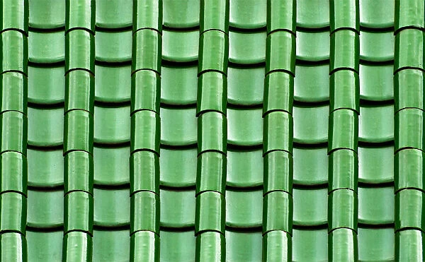 Green Terra-Cotta Tiles