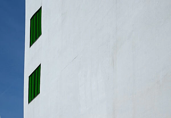 Two Green Windows