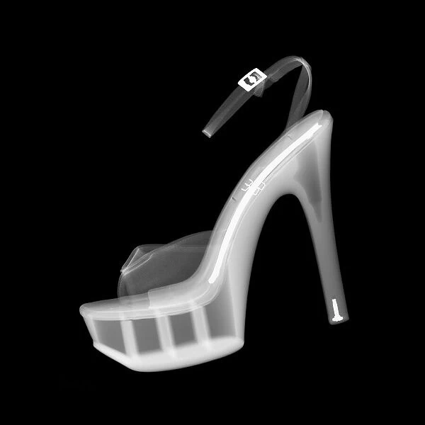 High heel shoe, X-ray