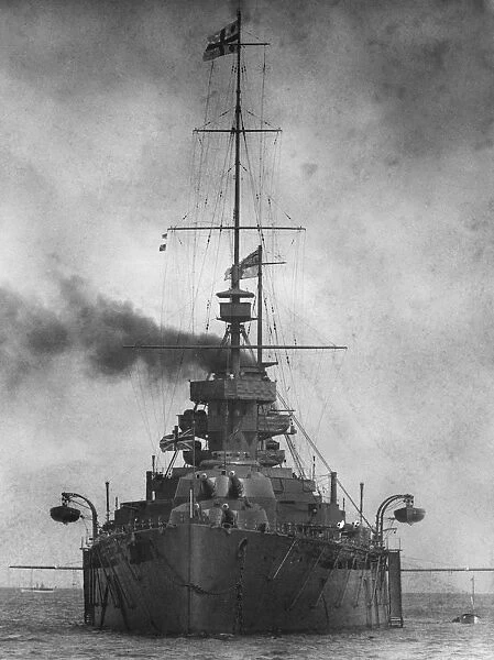 HMS Lion. The British Royal Navy battlecruiser HMS Lion, July 1914
