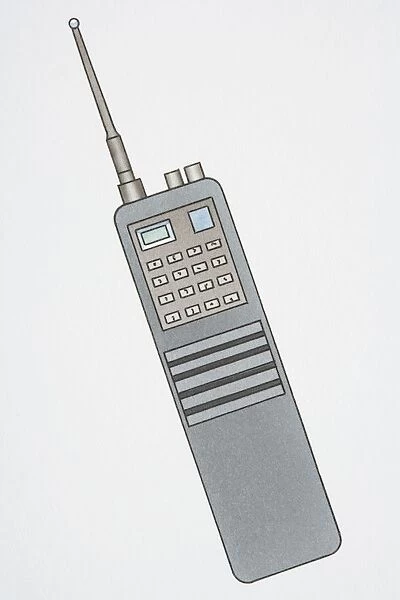 Illustration, walkie-talkie