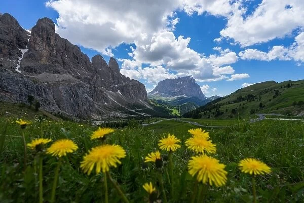 Landscape of Dolomites in summer season, Italy
