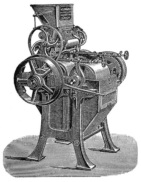 Mechmarts ring chair, grain procesing machine