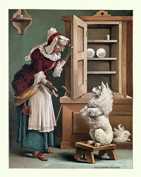 Old Mother Hubbard, The Cupboard was bare, nursery rhyme