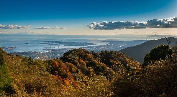 Osaka bay from Rokko mountain