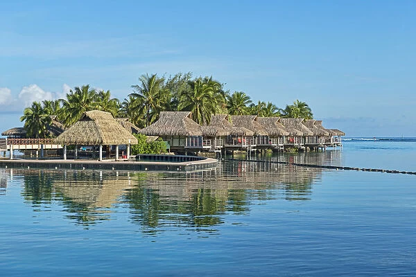 Overwater bungalows, Moorea, French Polynesia