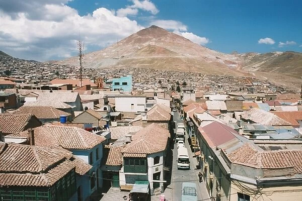 Panoramic view of Potosi, Bolivia