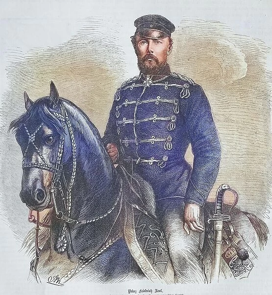 Prince Frederick Charles, illustrated war chronicle 1870-1871, German-French campaign, Germany, France