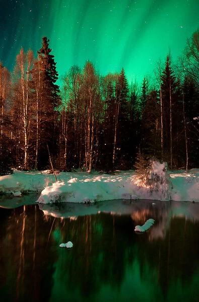 Reflecting on dream - Alaskan Northern lights