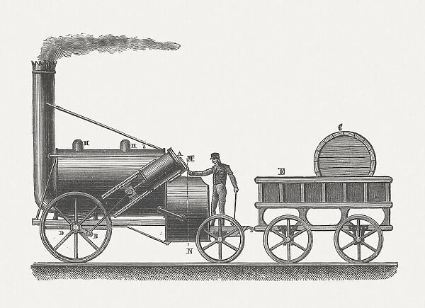 The Rocket by George and Robert Stephenson, 1829