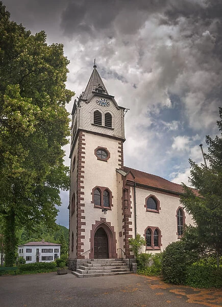 Saint Maurice Church, in the town of Hausach, Black Forest, Baden-Wuerttemberg, Germany