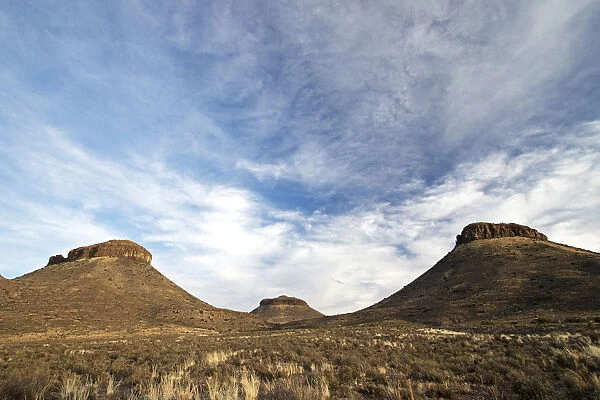 Three Sisters mountains near Beaufort West, Western Cape