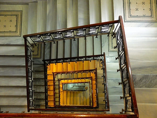 Squared staircase in Istanbul