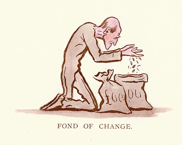 Victorian satirical cartoon Fond of Change