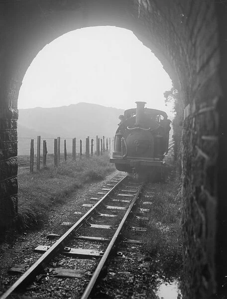 One Way. 20th June 1933: An LMS locomotive about to enter a tunnel on a