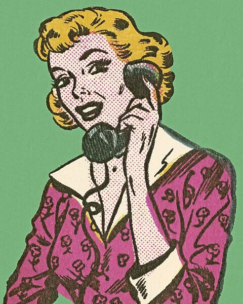 Woman on the Telephone
