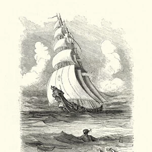 Adventures of Baron Munchausen, Rescued from the sea