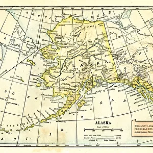 Alaska map 1898