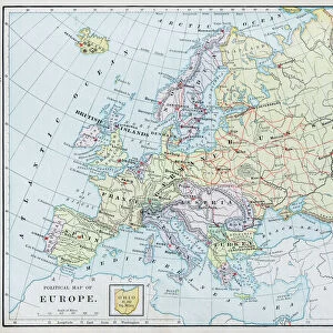 Antique map: Europe