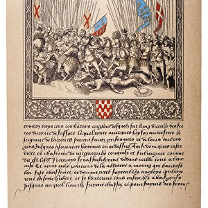 Battles & Wars Fine Art Print Collection: Battle of Agincourt, 25th October 1415