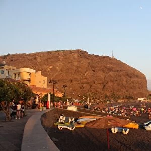 Beach in Tazacorte, La Palma island in Canary islands