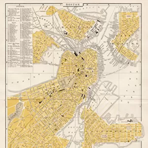Boston city map 1893